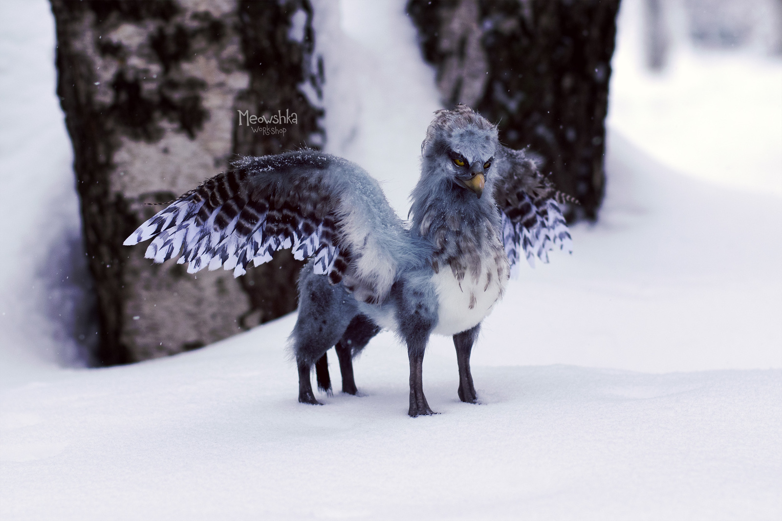 Hippogriff - My, Harry Potter, Hippogriff, Toys, Handmade, Longpost, Needlework without process, Fantastic Beasts and Where to Find Them