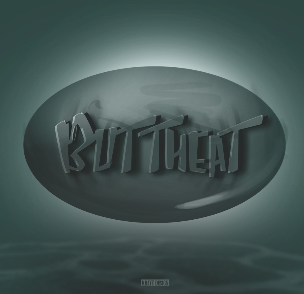 BUTTHEAT - My, Photoshop, Lettering, Art, Color