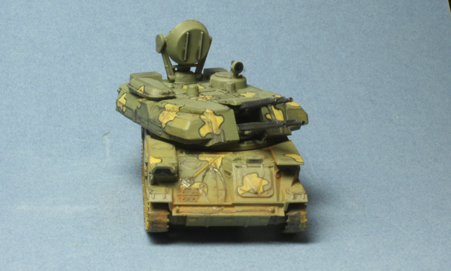 Shilka Syrian Air Defense 1/100 - My, Hobby, Modeling, , Shilka, Star, Longpost, Stars, Zvezda