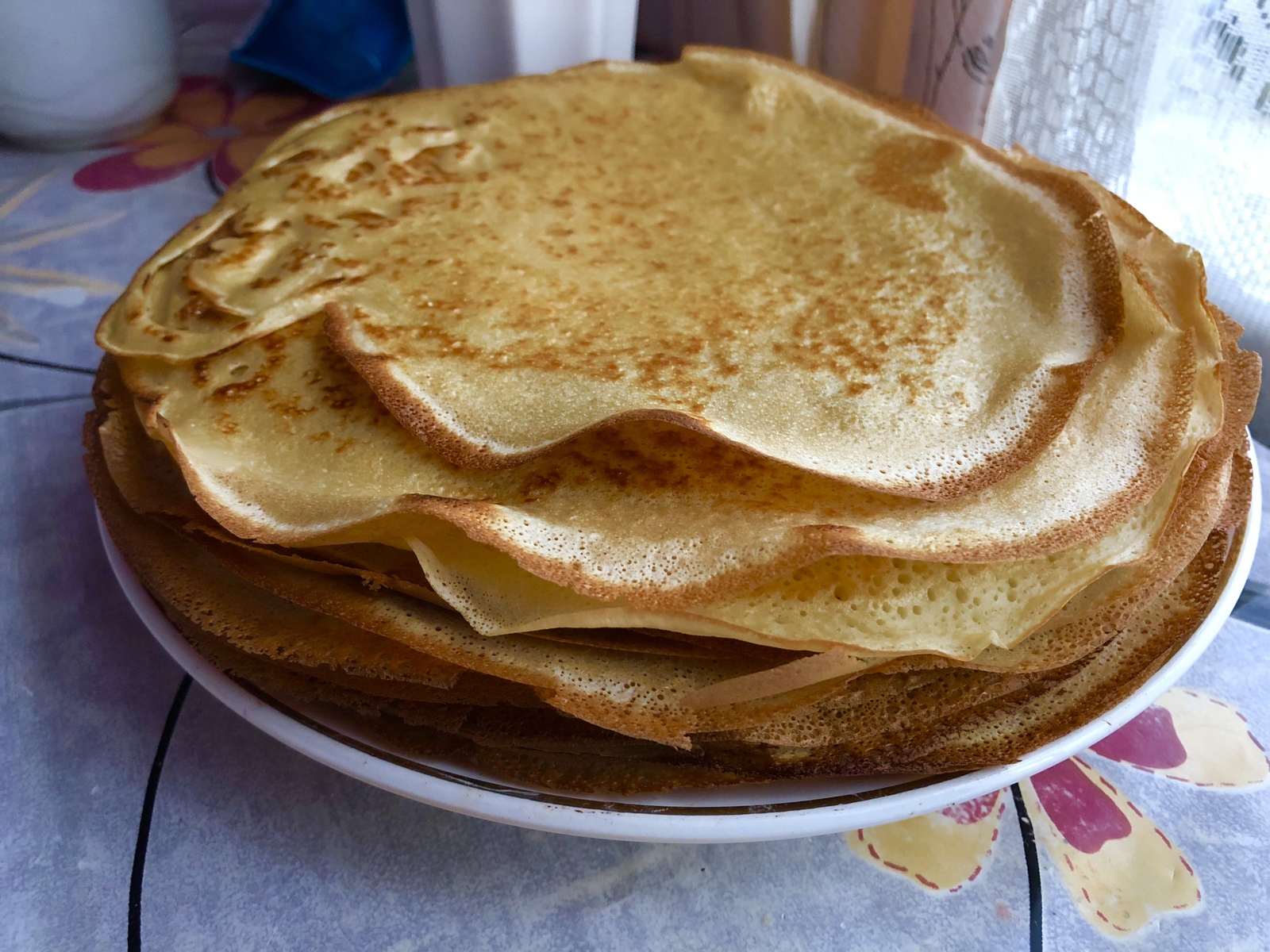 Pancakes custard. - My, Pancakes, Recipe, Yummy, Maslenitsa