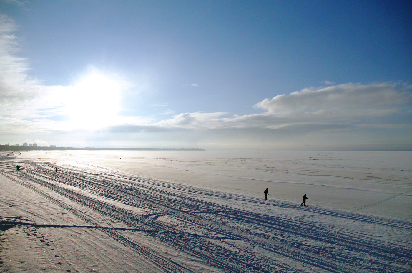 Курорт залив Сестрорецкий зимой