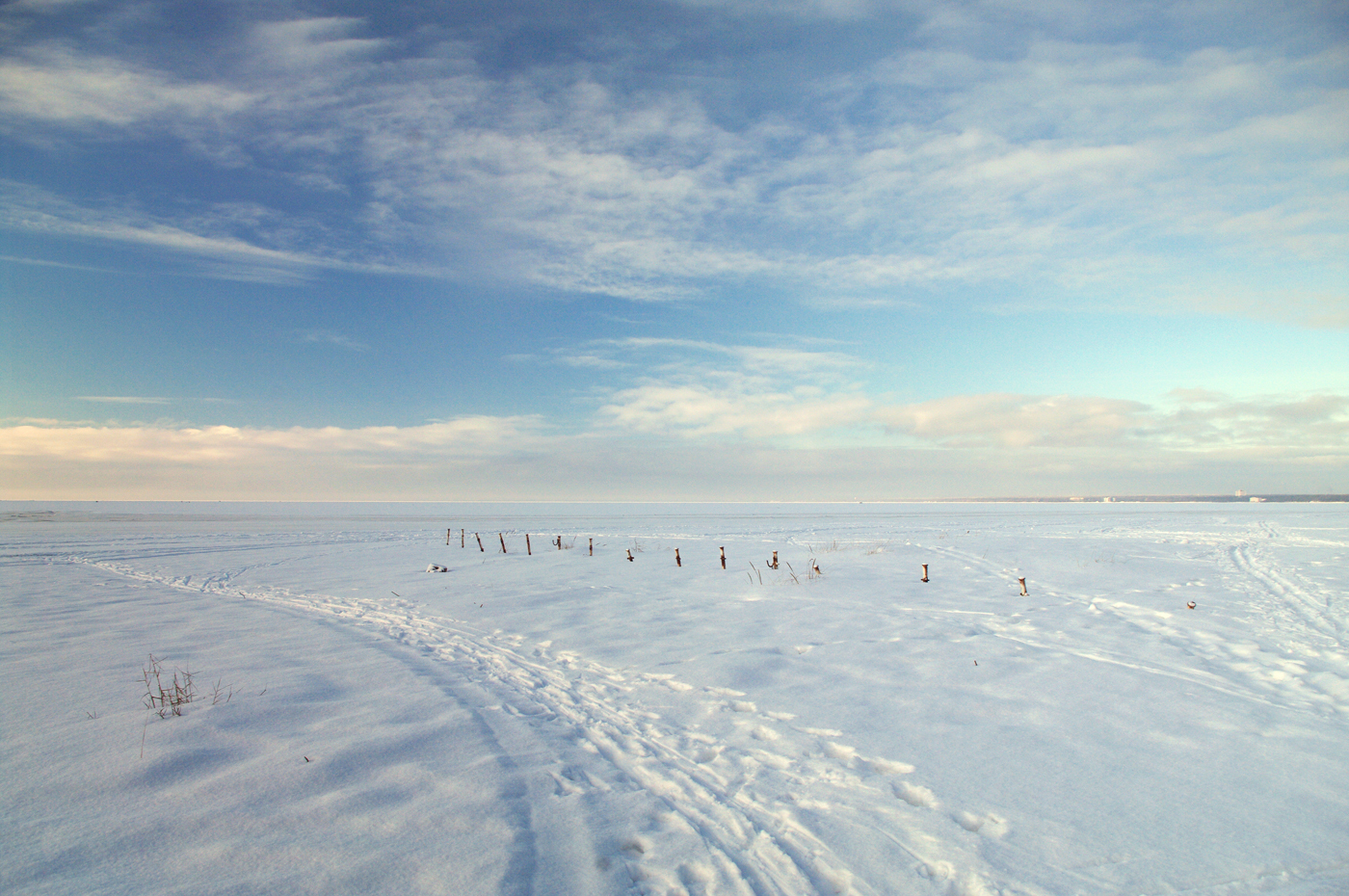 Финский залив зимой Курортный
