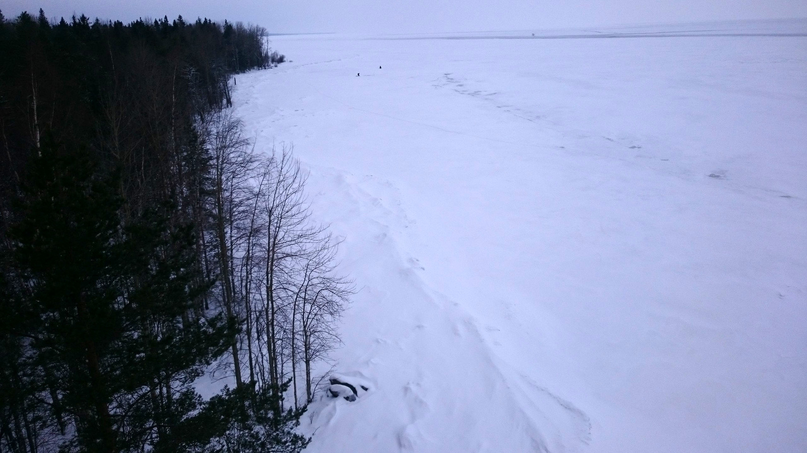 In search of lighthouses. Hike to the Sukhonos Lighthouse - My, Lighthouse, Beacons, Lake Onega, Hike, Longpost, Winter, Tourism