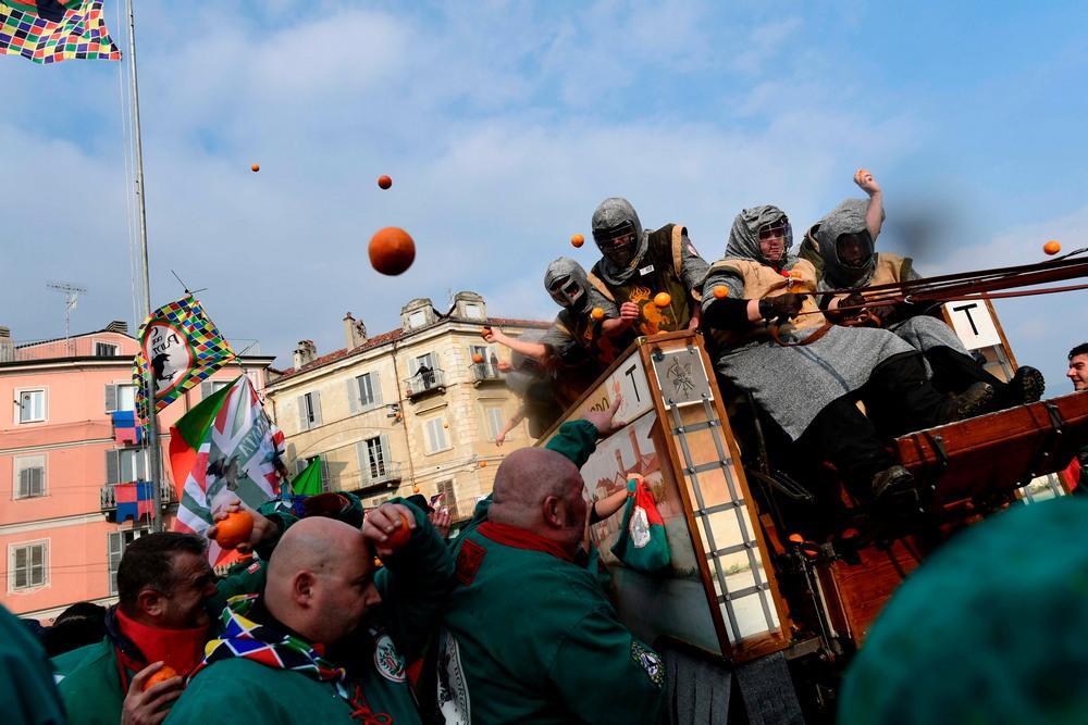 Orange fights in Piedmont - Piedmont, Italy, Orange, Folk fun, Longpost