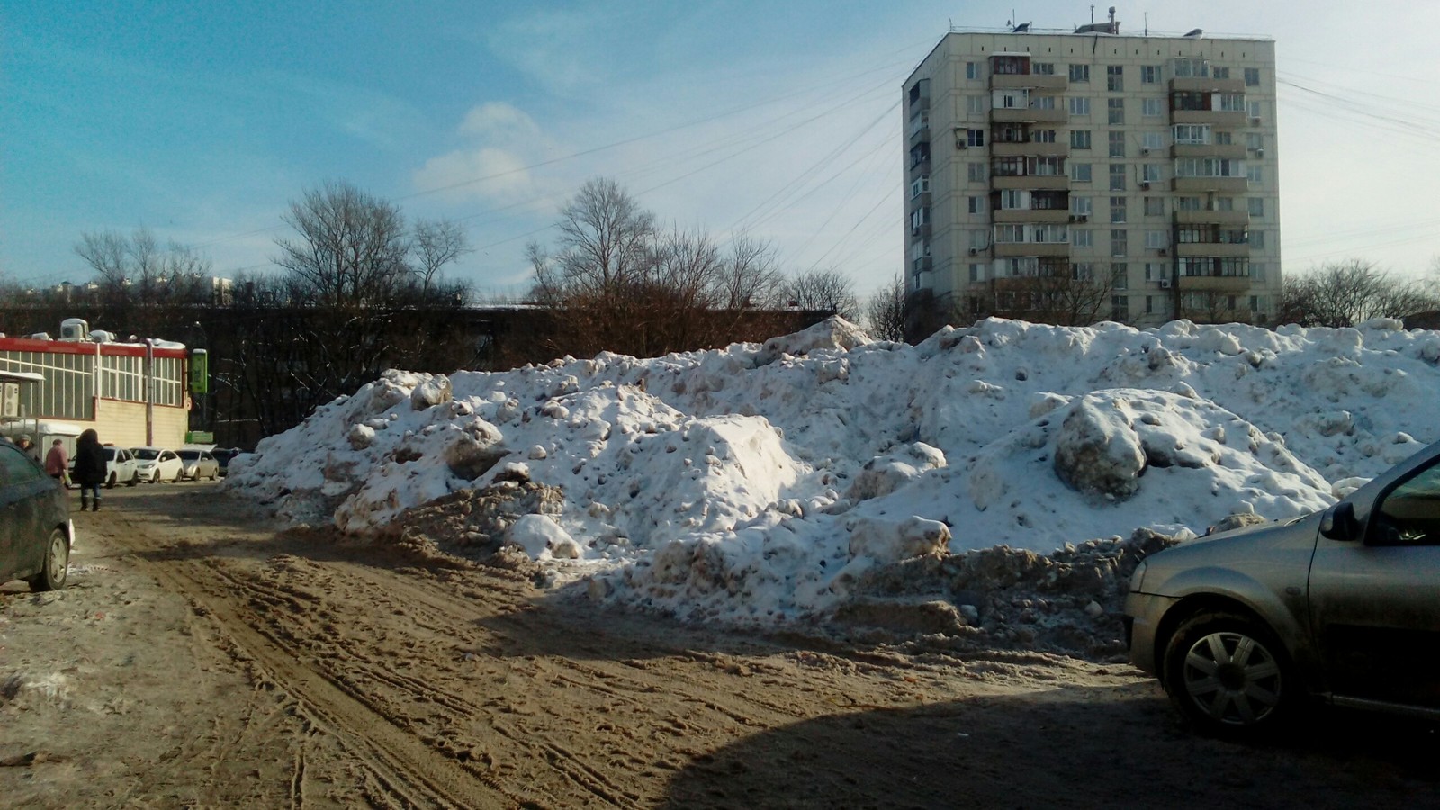 Where is snow transported from roads in Moscow? - My, Snow, Council, Parking, Longpost