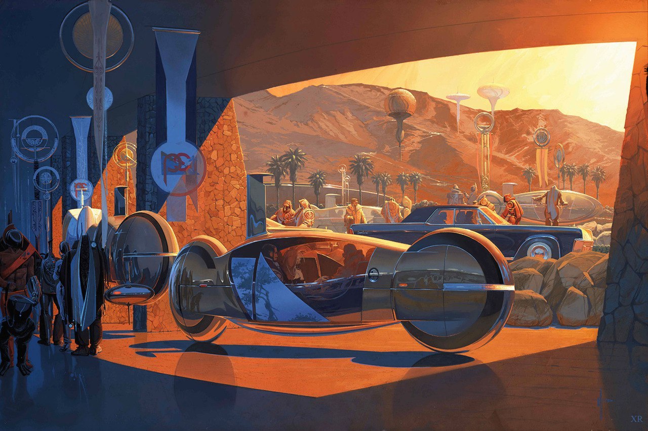 Косморетротачки - Syd MEAD, Авто, Фантастика, Длиннопост, Ретрофутуризм, Зря