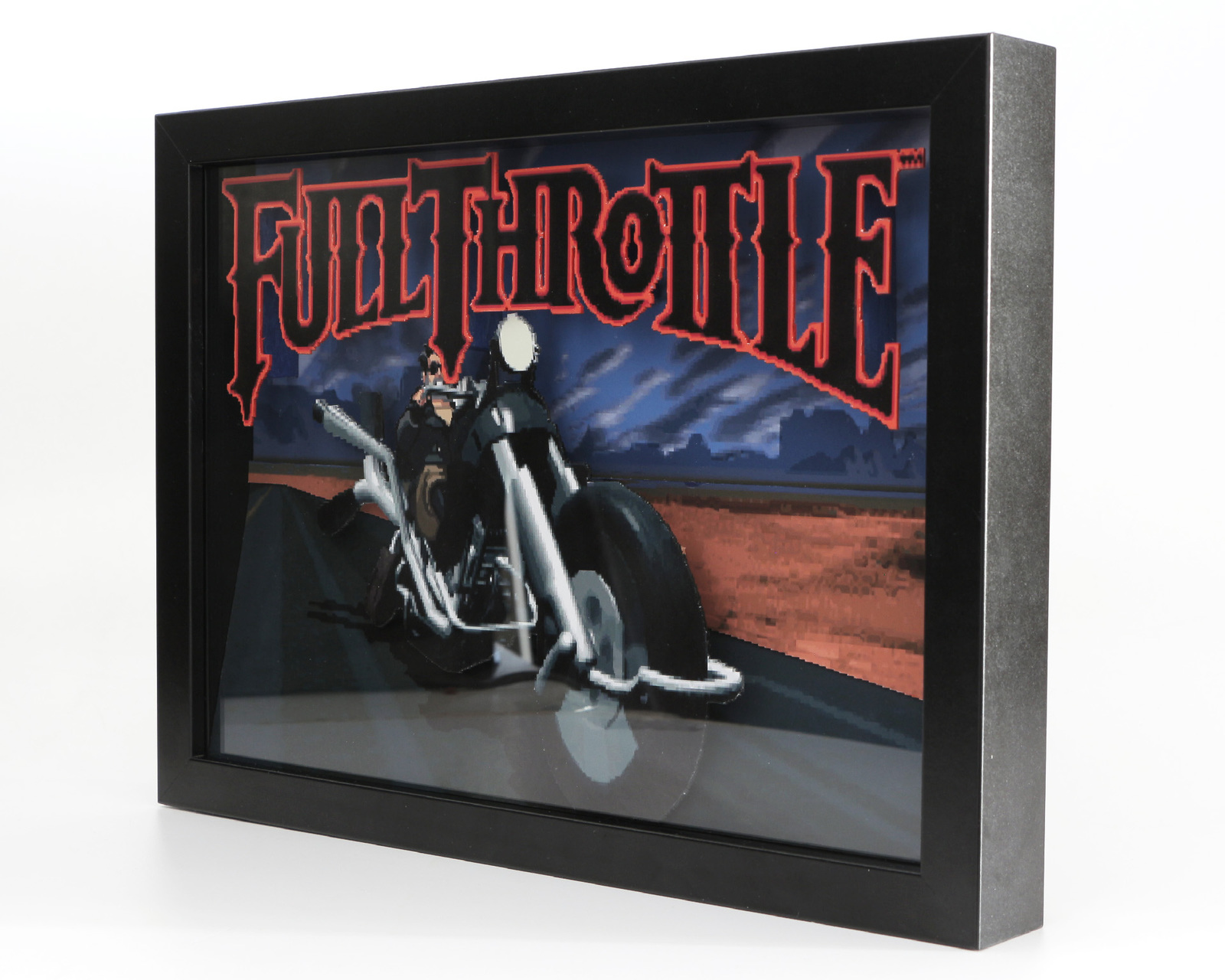 Diorama based on the game Full Throttle - My, Diorama, Games, My, Full Throttle, With your own hands, Longpost