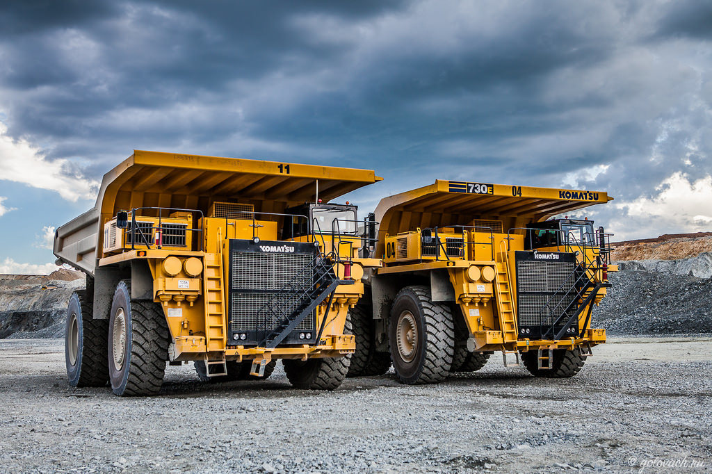 Gigantor. Mining dump truck Komatsu 730E. Test Drive. - Test Drive, Report, Dump truck, Komatsu, Longpost