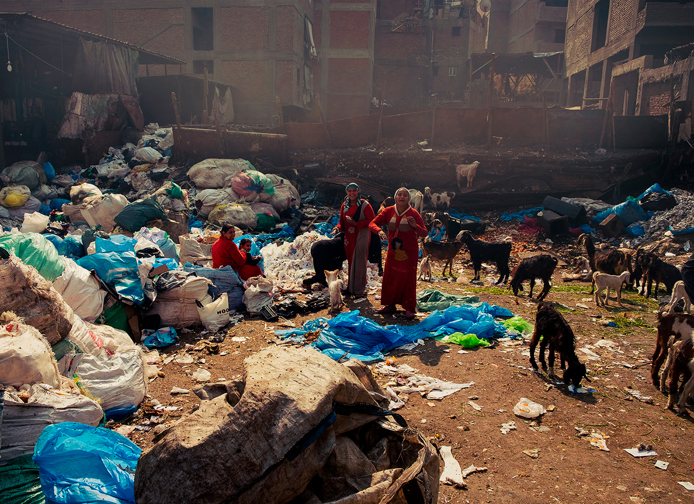 Too bad these photos don't capture the smell: Garbage City in Cairo - My, , Travels, Cairo, Garbage, Video blog, Longpost, The photo, Video