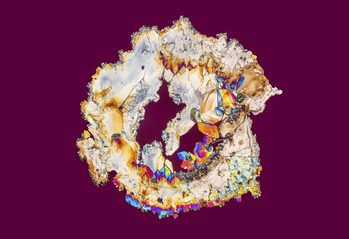 Crystallizing substances under a microscope, similar to abstract paintings - , The photo, Microfilming, Abstraction, Longpost, 