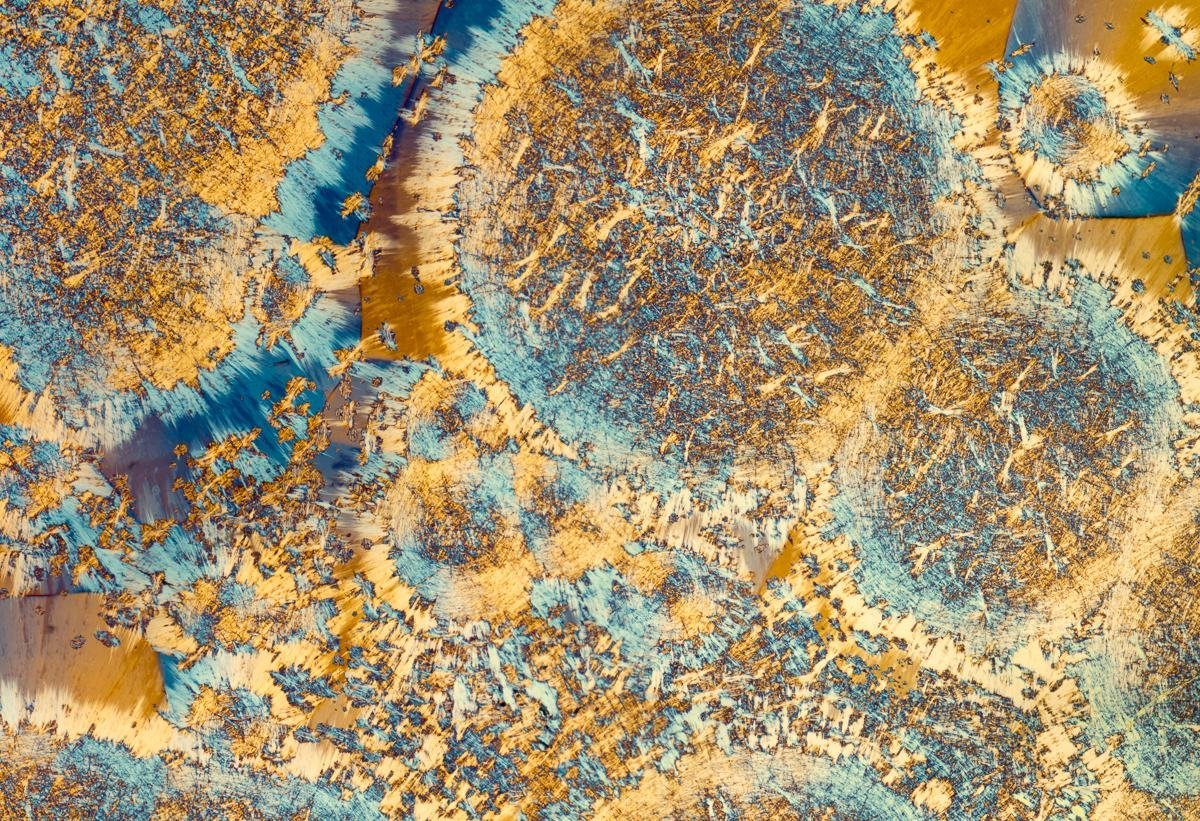 Crystallizing substances under a microscope, similar to abstract paintings - , The photo, Microfilming, Abstraction, Longpost, 