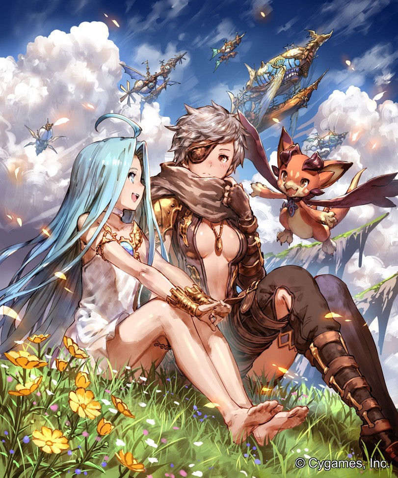 Granblue Fantasy art - Anime art, Anime, Anime Game, Granblue fantasy, Lyria, , 