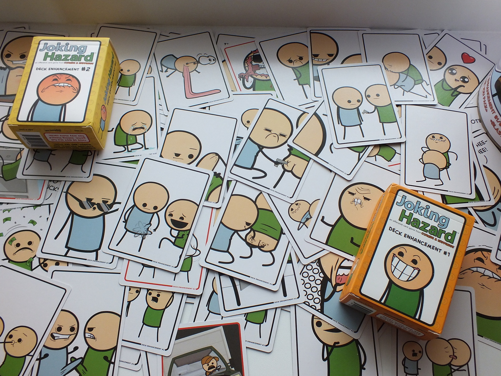 Подарок любителям чернухи. Joking Hazard: Deck enhancement #2 - Моё, Своими руками, Настольные игры, Подарки, Длиннопост, Cyanide and Happiness, Joking Hazard, 2018