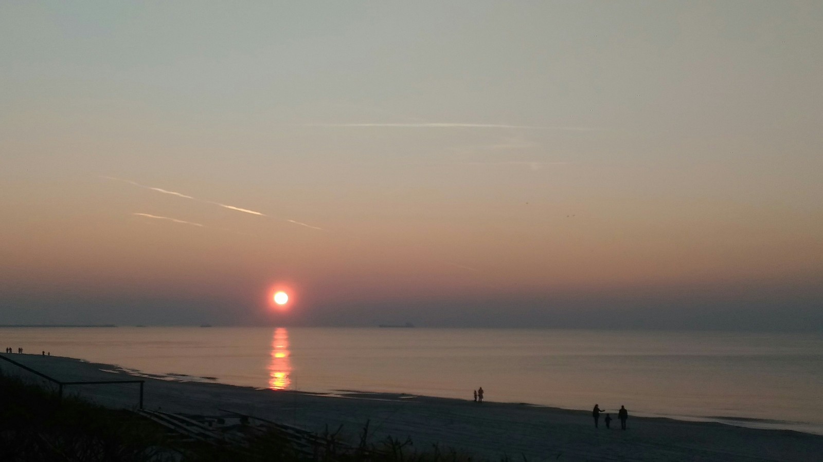 Winter sunset - My, Kaliningrad, Sea, Sunset