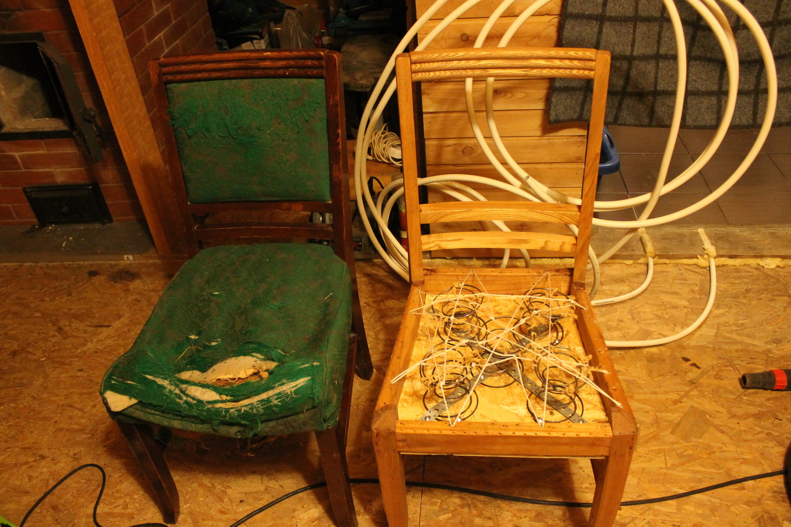 There are two chairs - My, Repair, Furniture, Carpenter, cat, Longpost