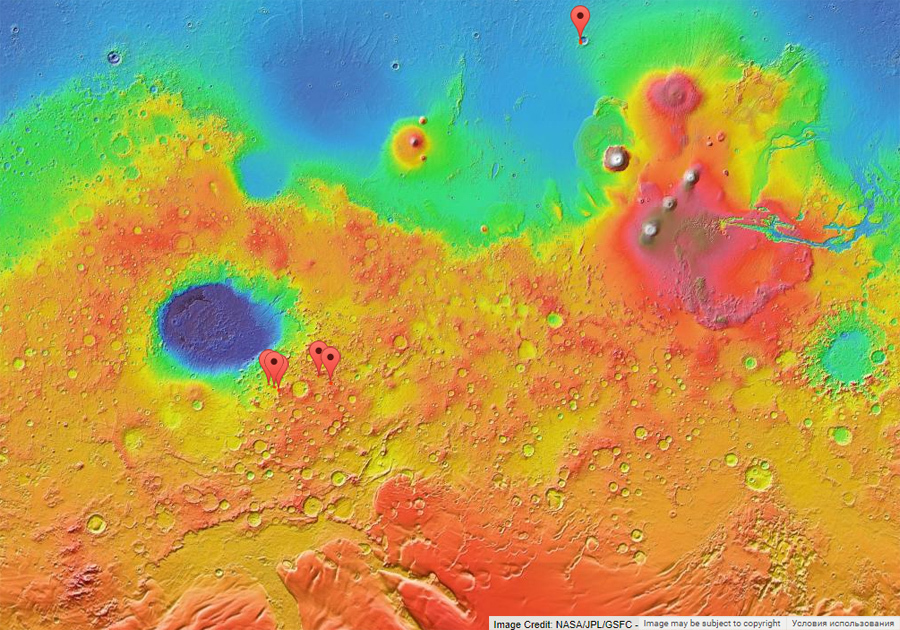 Martian ice appeared in profile - Mars, Ice, Research, Opening, The science, GIF, Longpost