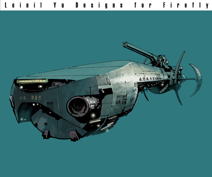 Sketches for Serenity - Serenity, Science fiction, Spaceship, Art, Sketch, Longpost, The series Firefly