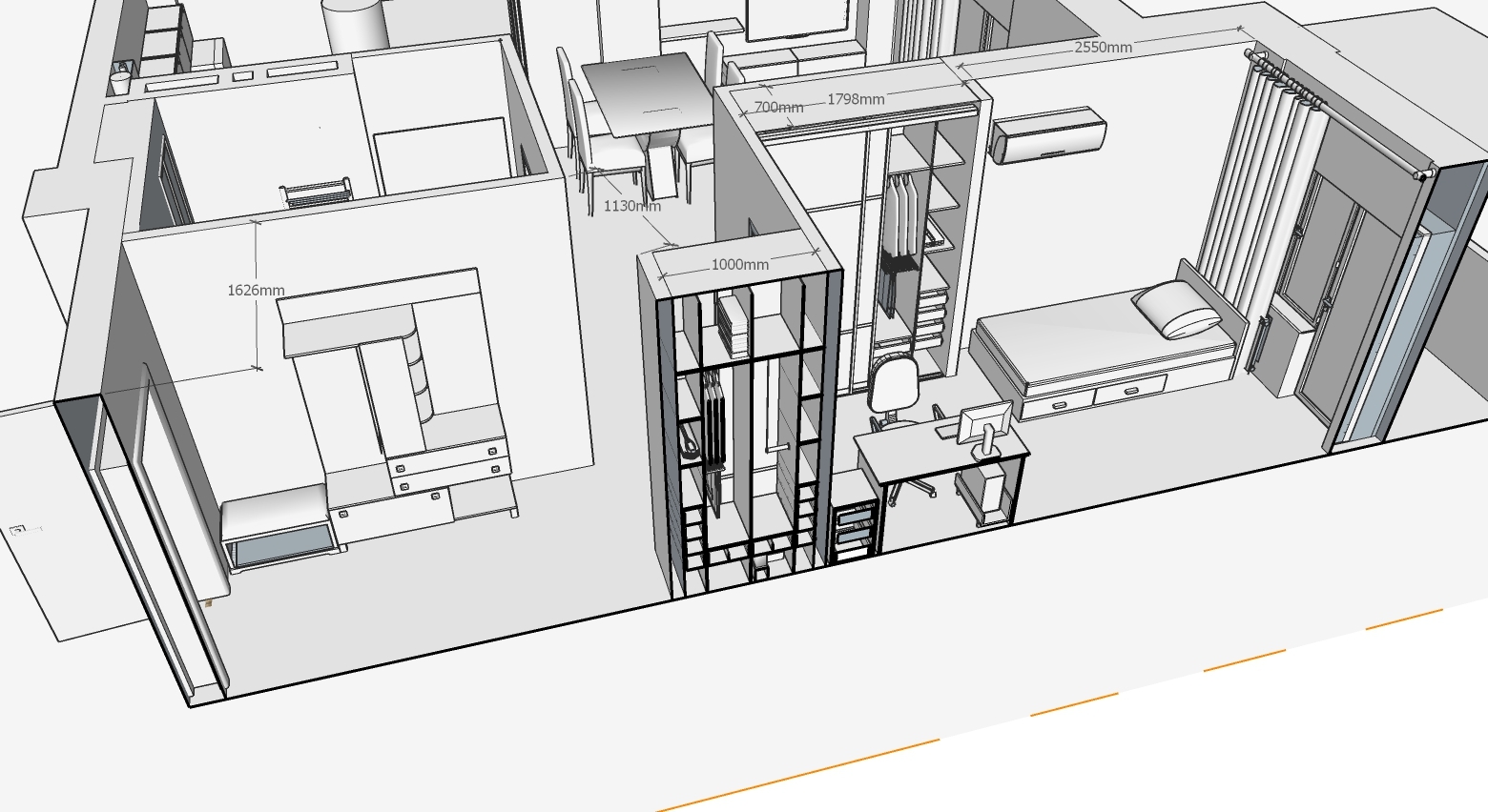 Do-it-yourself apartment renovation. Part 2 Redevelopment plan. Continuation - My, Repair, New building, Redevelopment, Design, 2018, Longpost