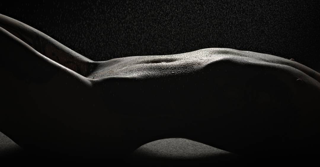 Bodyscape or fleshscape (beginning) - NSFW, My, Bodyscapes, Longpost, Breast, Black and white, Homemade, The photo, Photo project