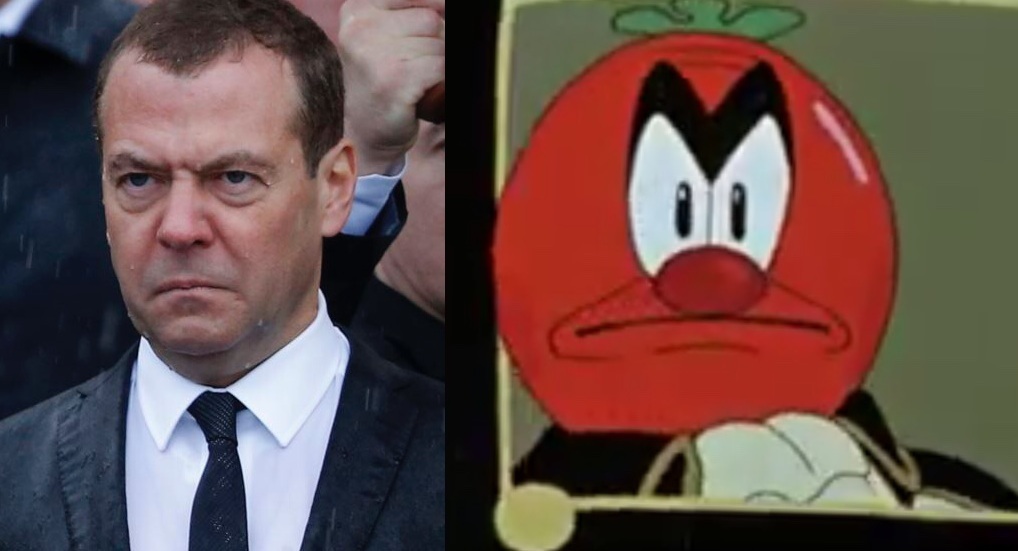 Signor tomato! - Dmitry Medvedev, Cipollino, Satire, Politics