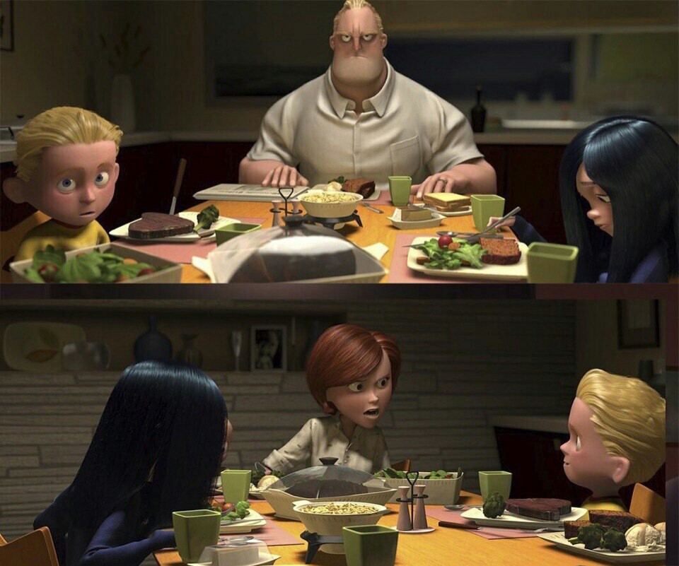 How the Incredibles has changed in 14 years. - The Incredibles, Cartoons, Animation, Walt Disney