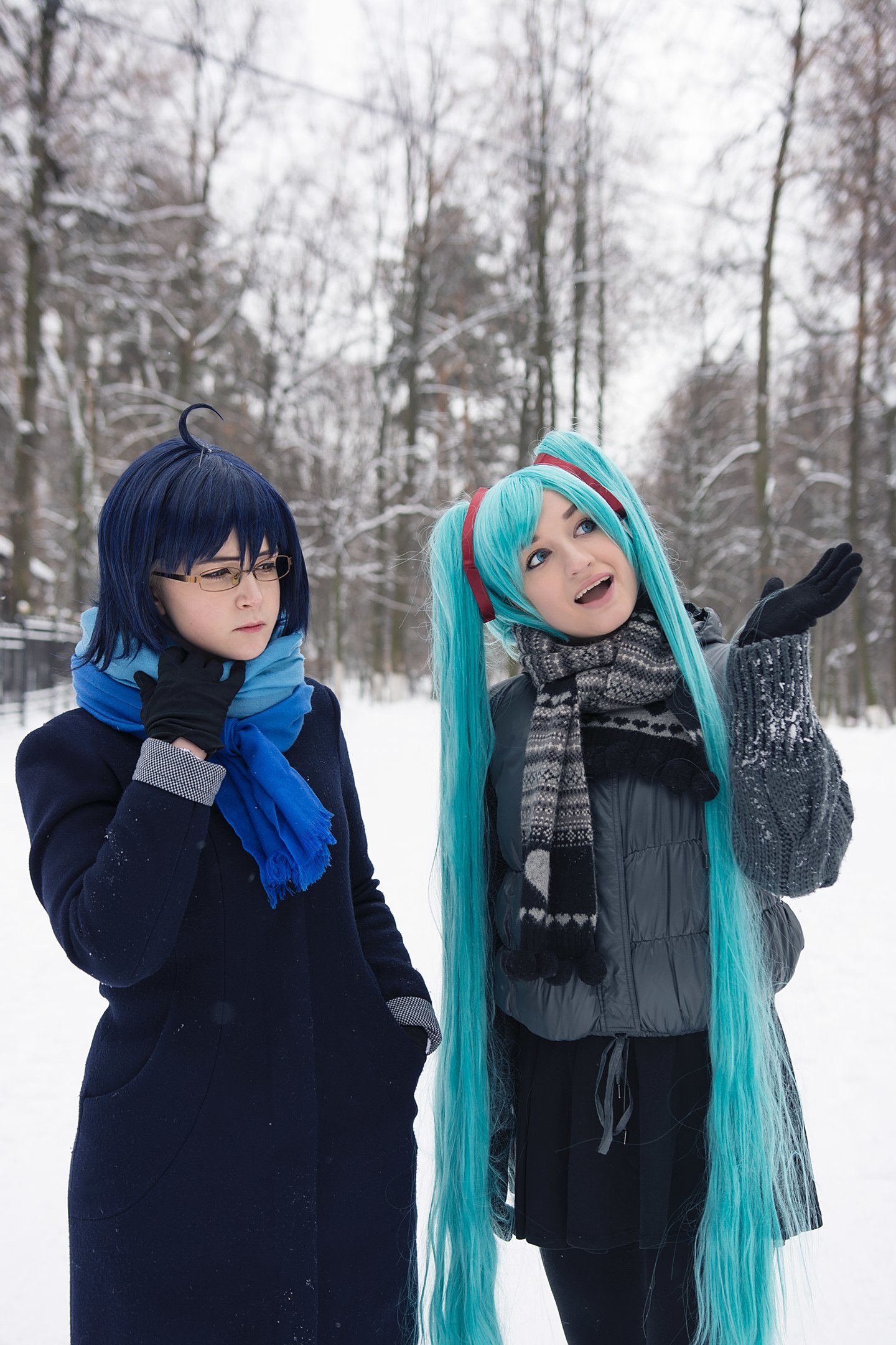 Winter photoset from Children of Workers. Part II - My, Visual novel, Endless summer, Cosplay, Russian cosplay, Workers' Children, Longpost