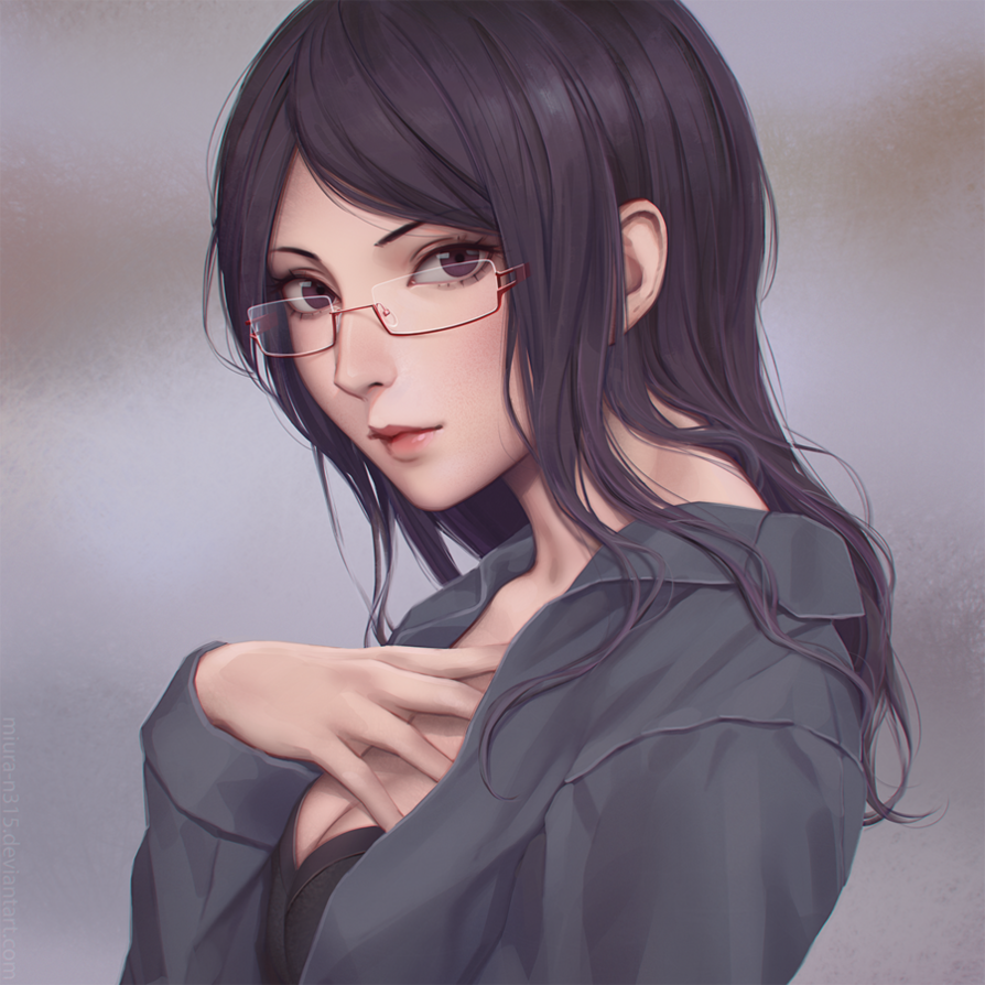 Kamishiro Rize - Anime art, Anime, Tokyo ghoul, Kamishiro Rize, Miura-N315