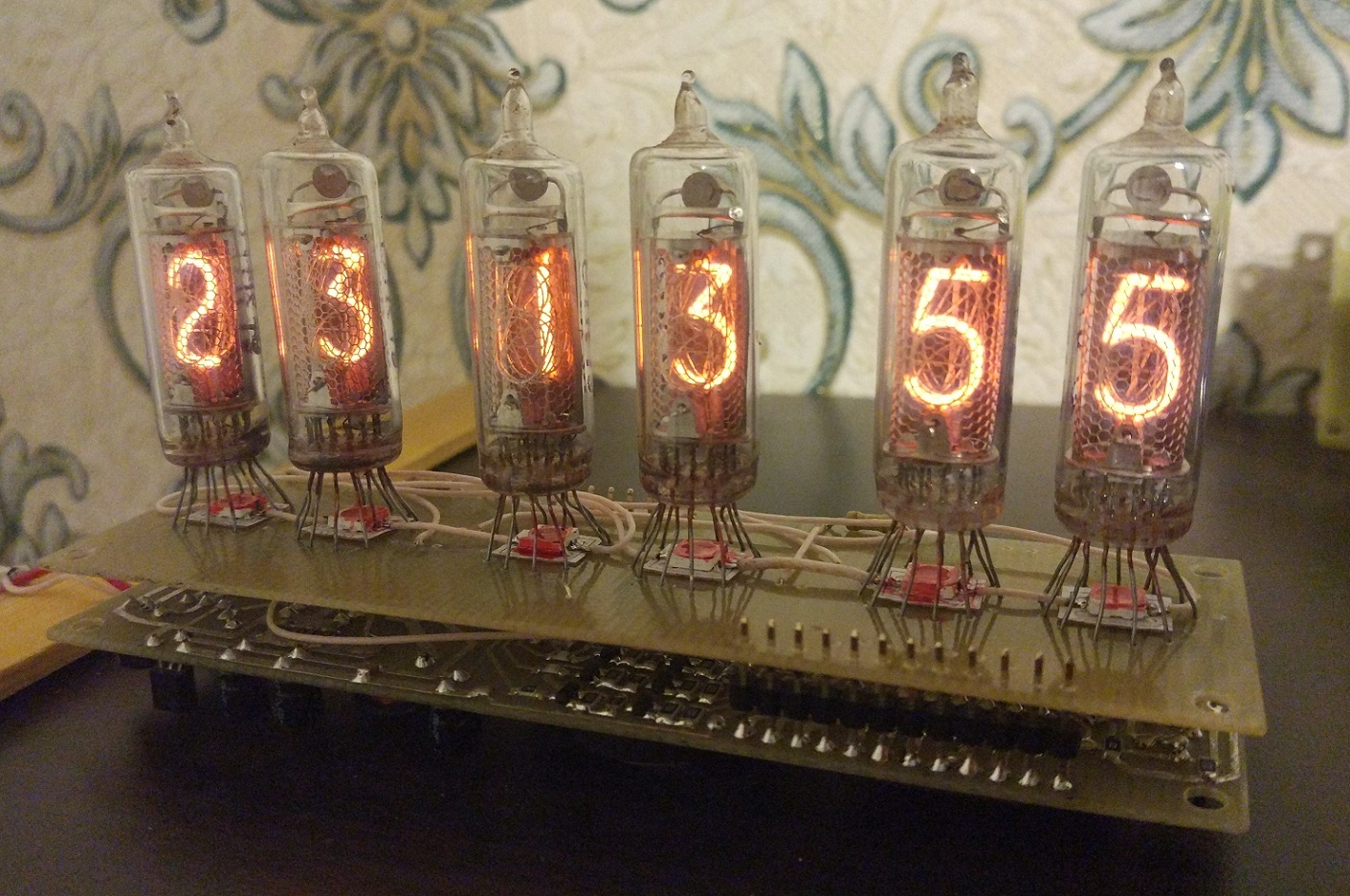 Another #warm_tube clock - My, Nixie, Лампа, Nixie clock, Longpost