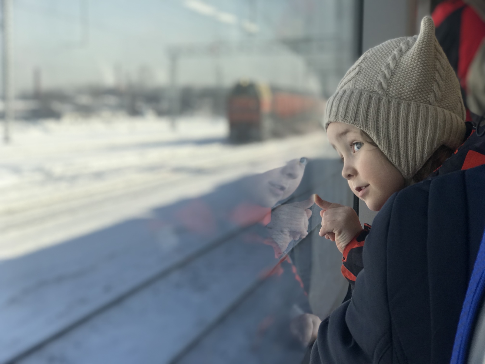 Train ride, first - My, MCC, Children, beauty, The first, Drive, Joy, Laugh, Longpost