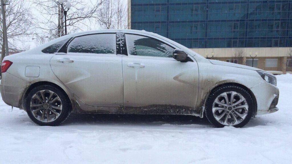 Sports Lada Vesta Sport spotted on tests in Surgut - AvtoVAZ, Lada Vesta, Vesta, Surgut, Auto, Test Drive, Longpost