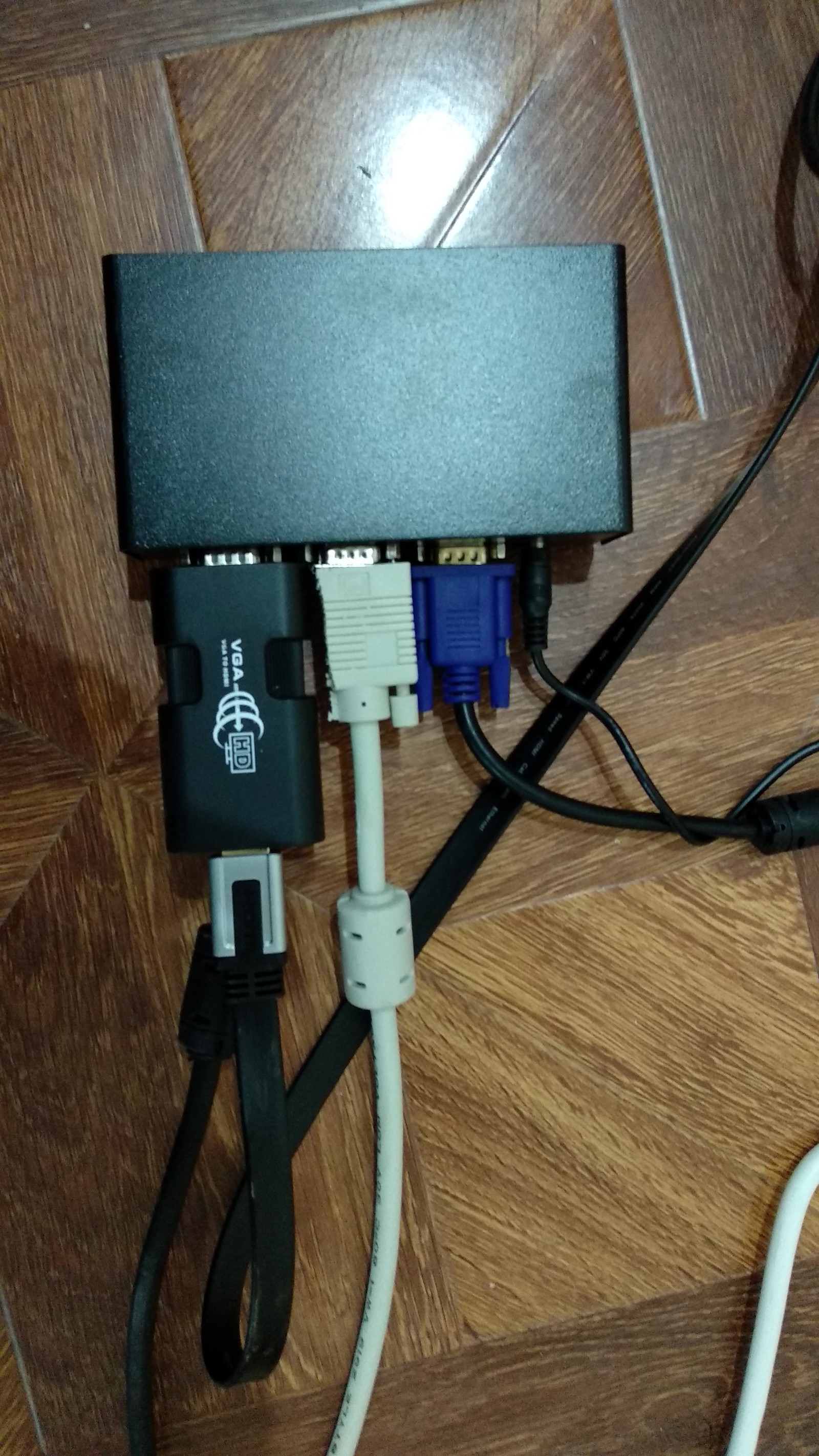 Satan connections - My, VGA, Hdmi, , Longpost