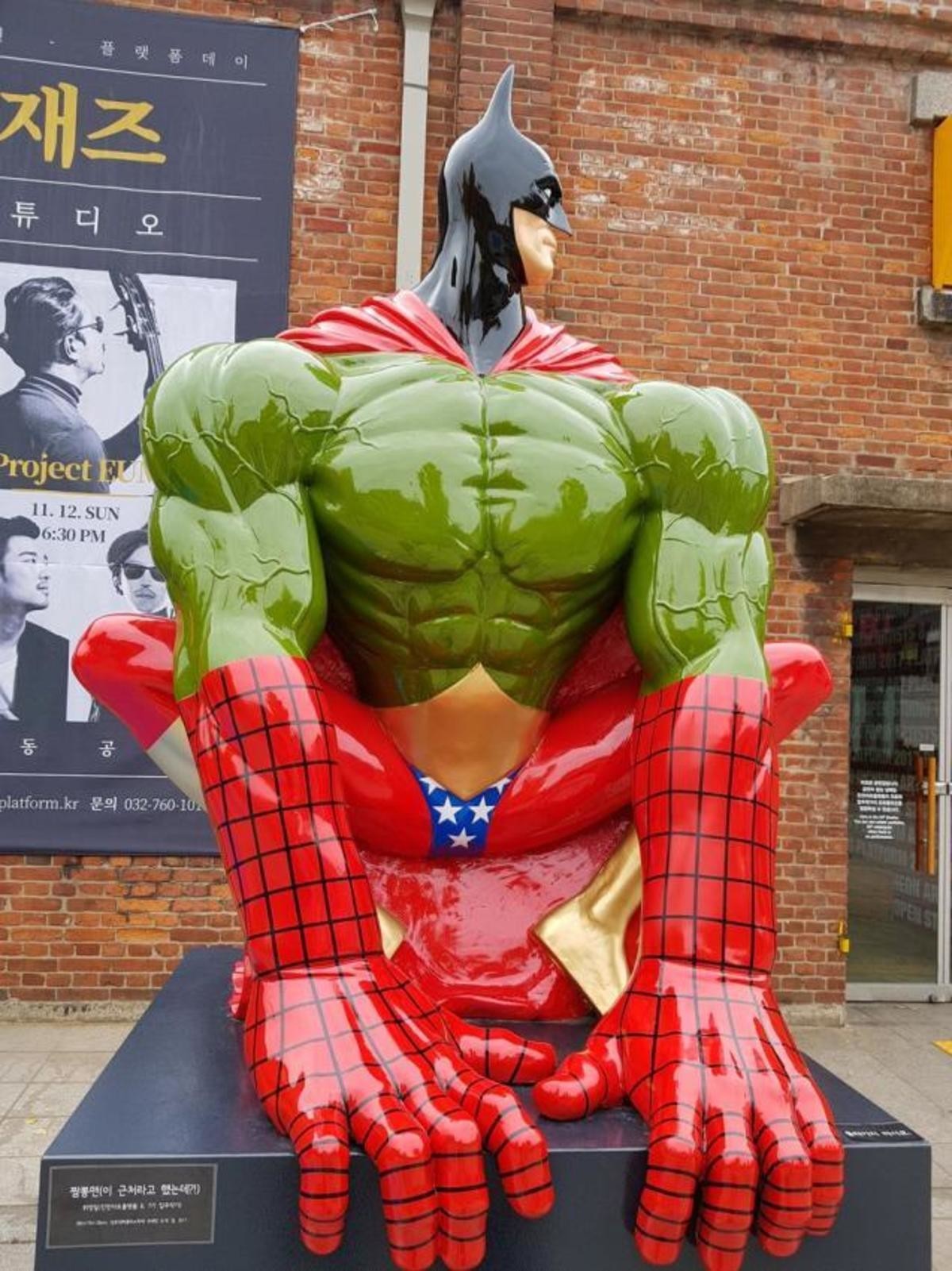 Superhero in Korea - Superheroes, All in one, Batman, Superman, Hulk, Wonder Woman, Spiderman