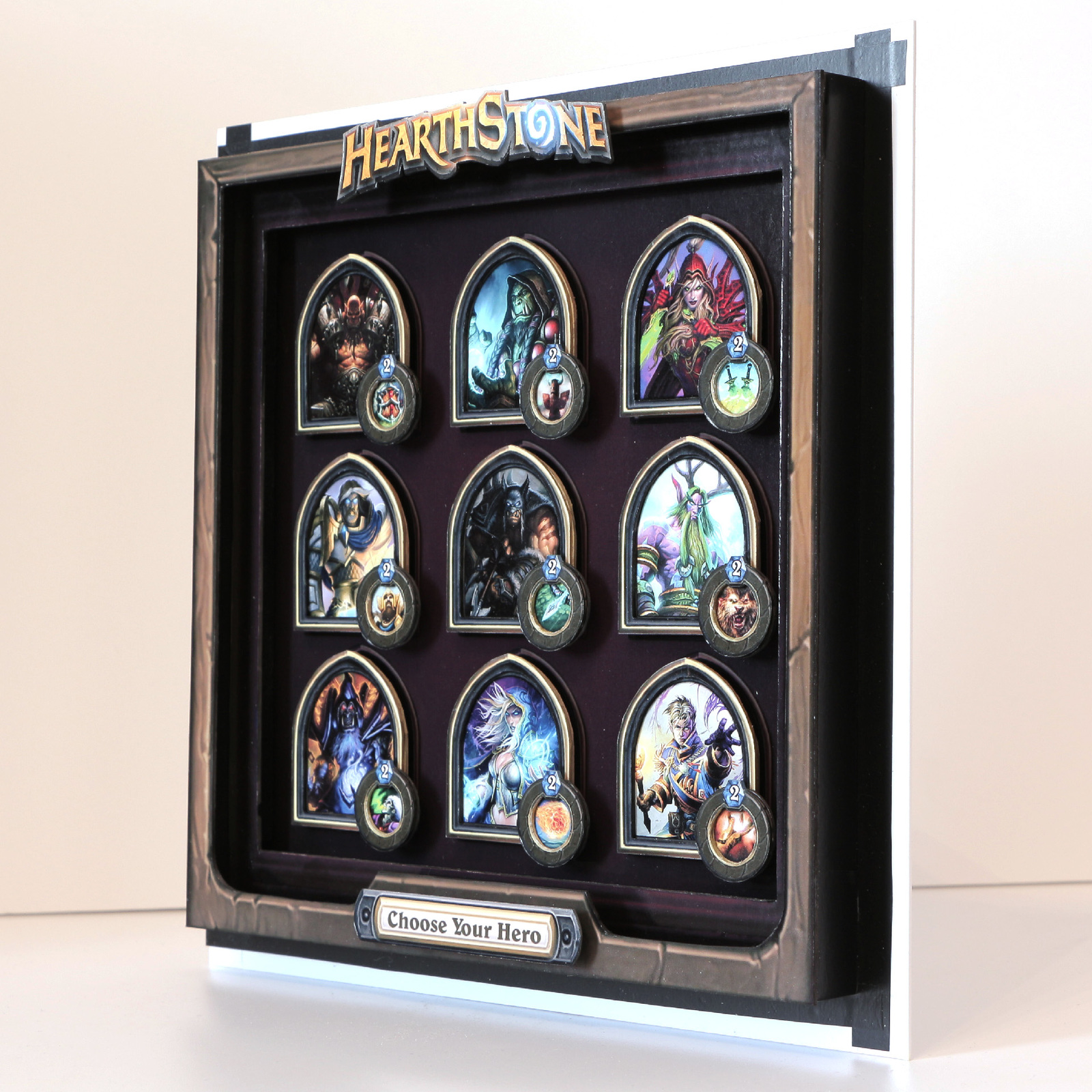 Hearthstone diorama - My, Diorama, Games, My, Hearthstone, With your own hands, Longpost