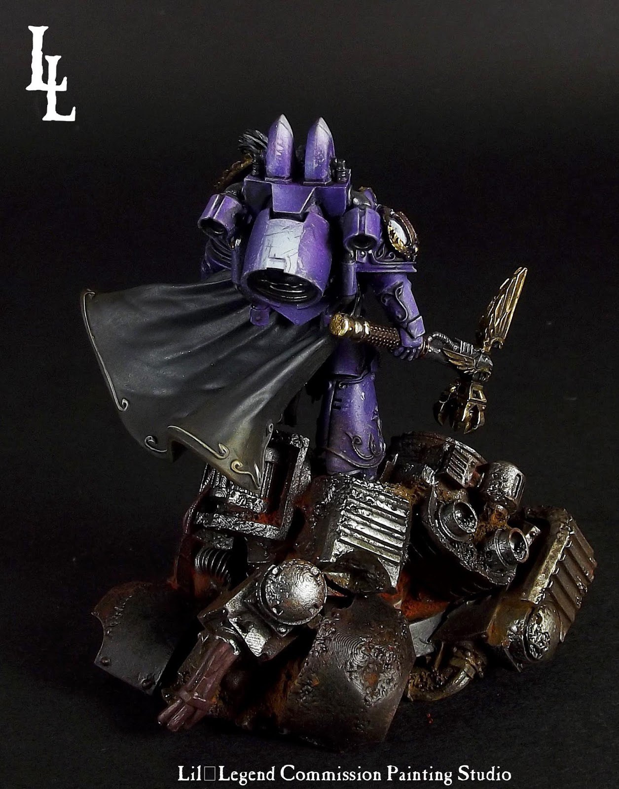 Lord-Commander Eidolon by Lil’ Legend Studio. - Warhammer 30k, , , Wh miniatures, Longpost, Games