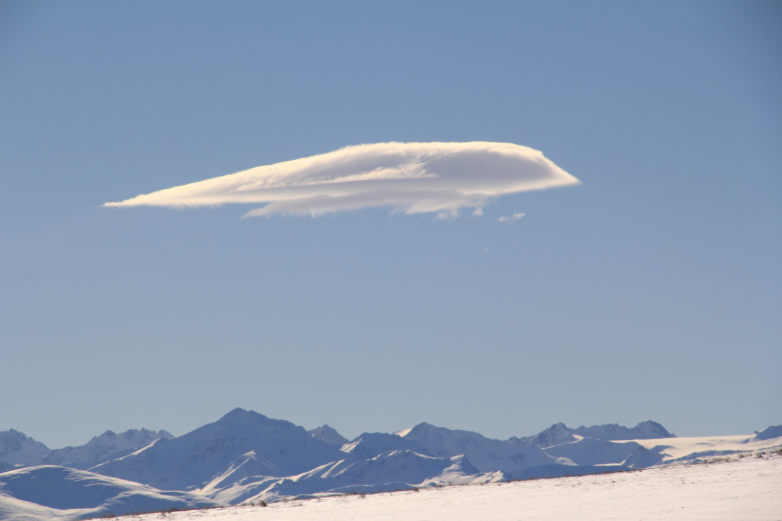 Sketches from work. Elbrus and clouds, white-maned .... - My, The photo, Nature, Longpost, Elbrus, Sky, Clouds