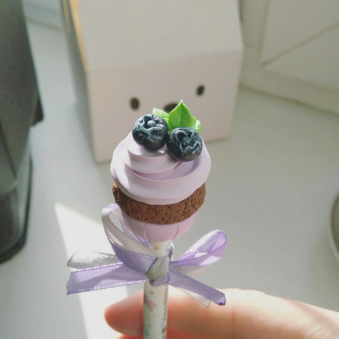 Yum :) from polymer clay - My, Handmade, Polymer clay, , Cake