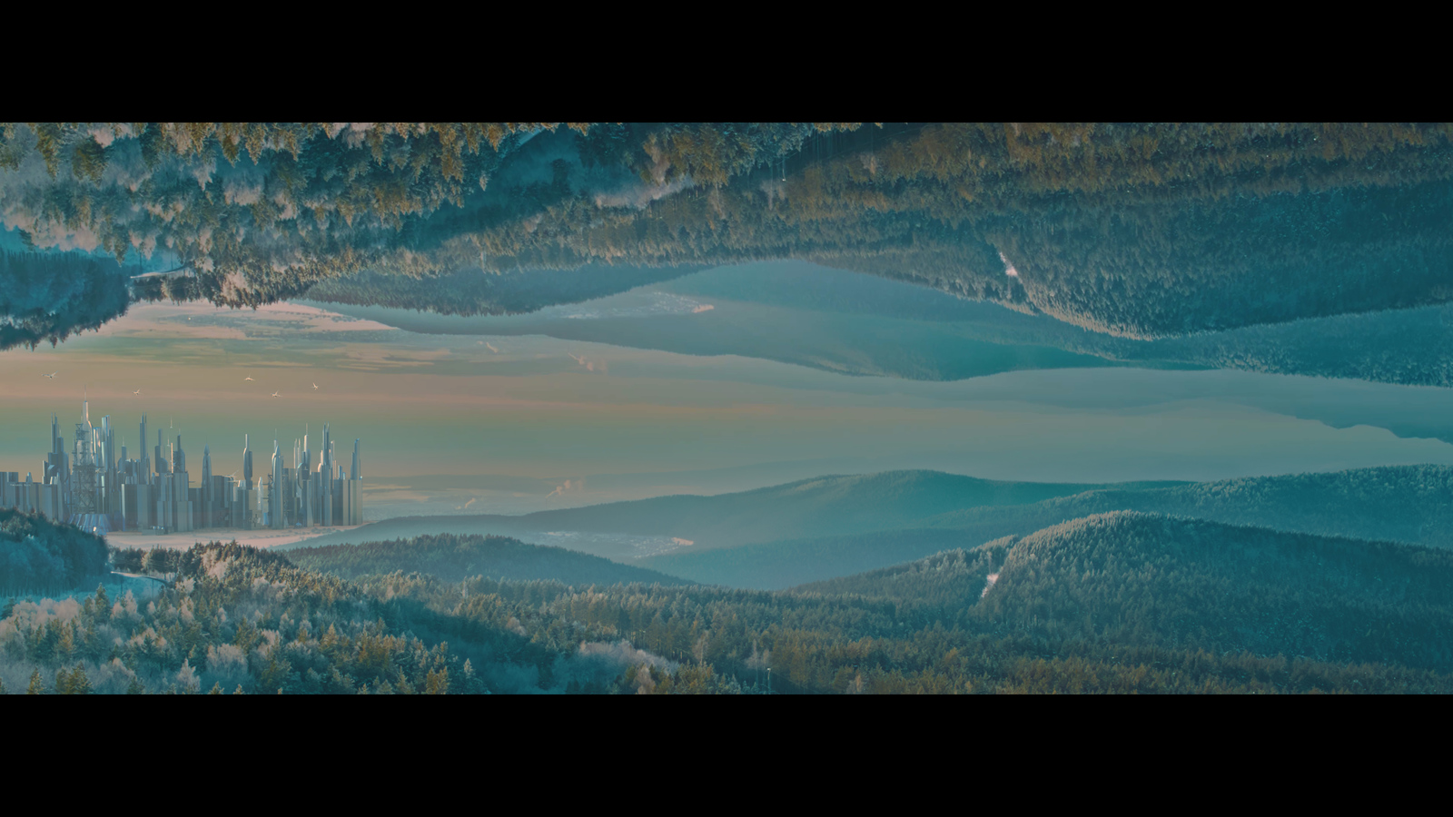 Back to the Future - The Urals of the Future - My, Southern Urals, Aerial photography, Fantasy, Nature, Blade runner, Bashkortostan, Space, Таймлапс, Video, Longpost