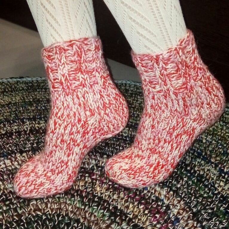 Do adults wear knitted socks? - My, Socks, Knitting, , With your own hands, Longpost