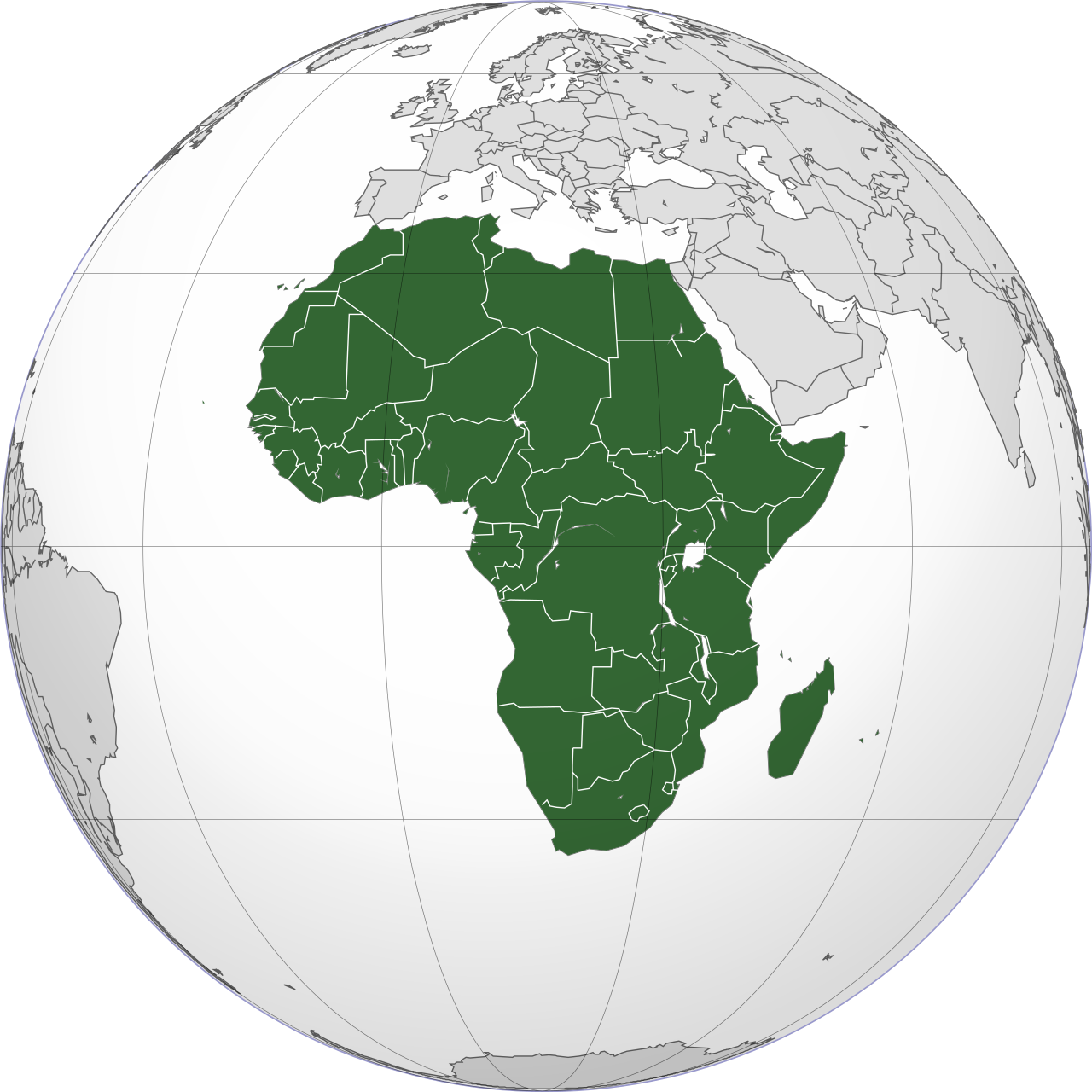 Vegetation intensity in Africa throughout the year - Africa, Vegetation, Graphics, GIF, Longpost