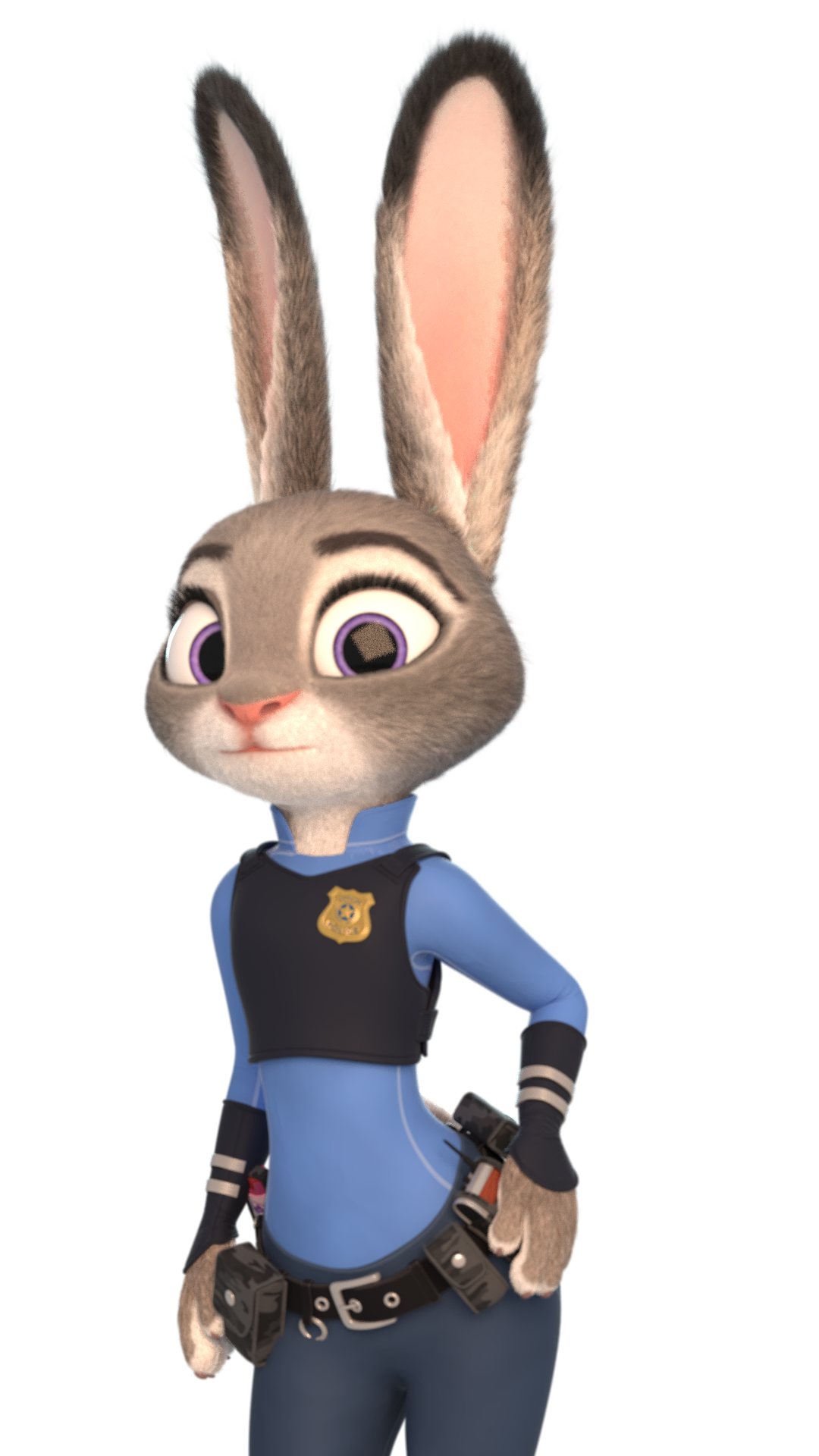 My first render - My, Zootopia, Zootopia, Judy hopps, 3D modeling, Fan art, Fan work