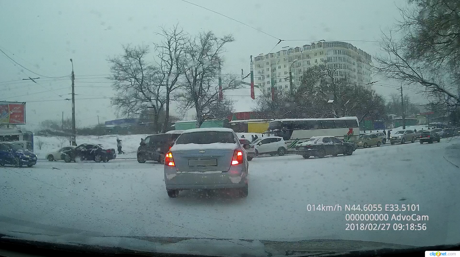 Ready for the first snow on the roads, Sevastopol - My, Transport collapse, Sevastopol, Longpost