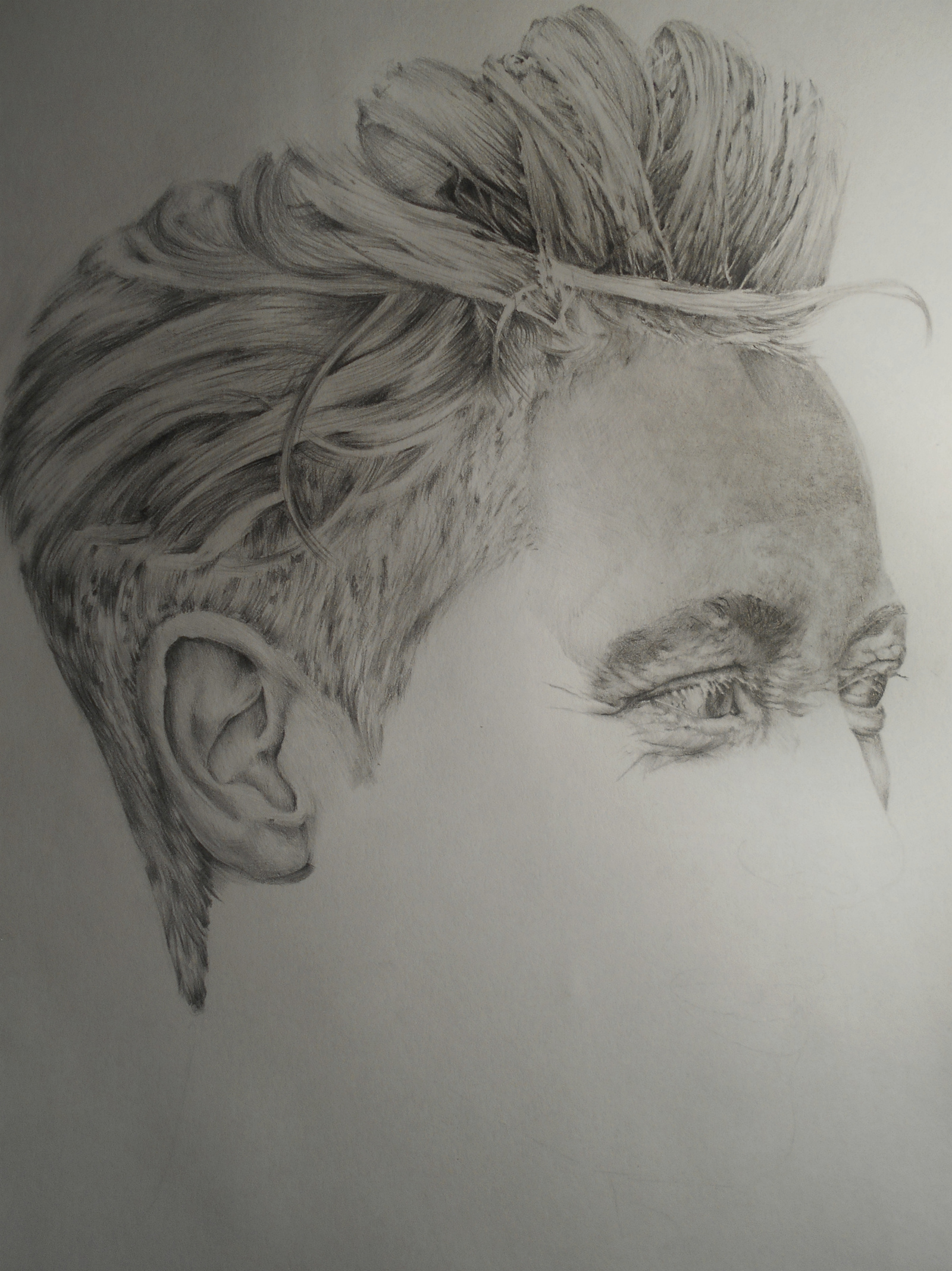 Portrait. Tilda Swinton - My, Art, Portrait, Actors and actresses, Drawing, Longpost