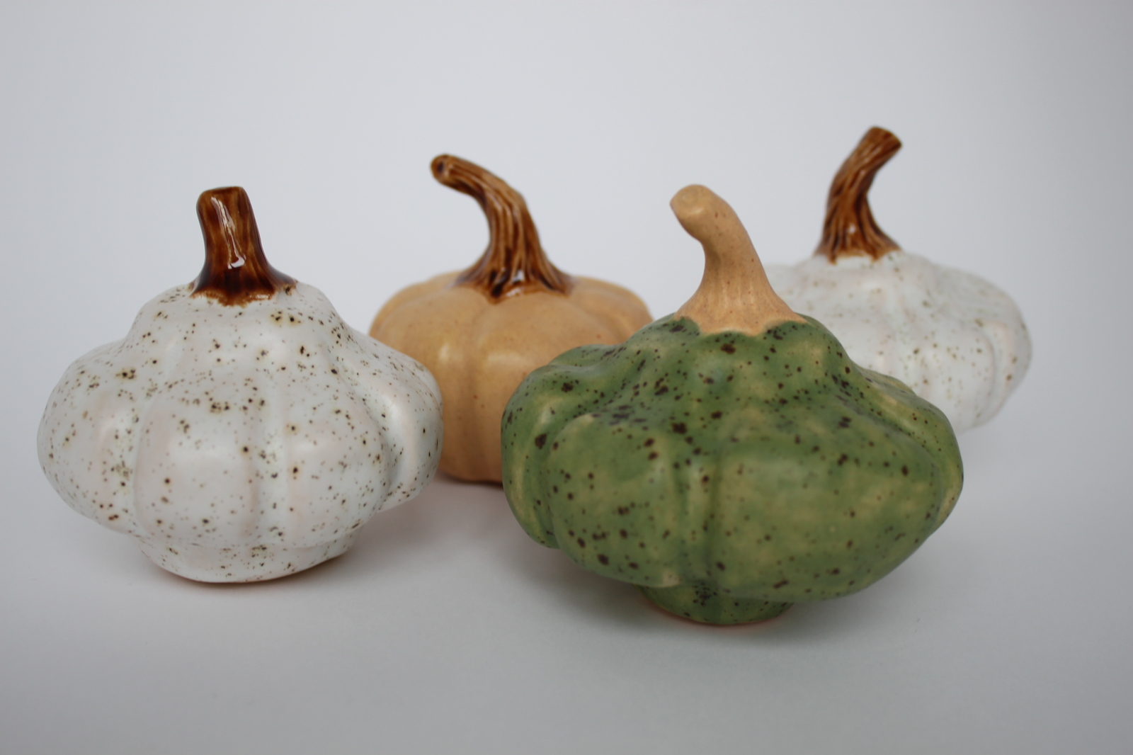 Pumpkin-squash kingdom - My, Needlework without process, Ceramics, Clay, Vegetables, , The photo, Pumpkin