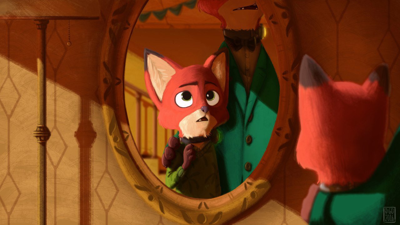 You are not alone. - Zootopia, Zootopia, Nick wilde, , Noncanon, Fan art, Art