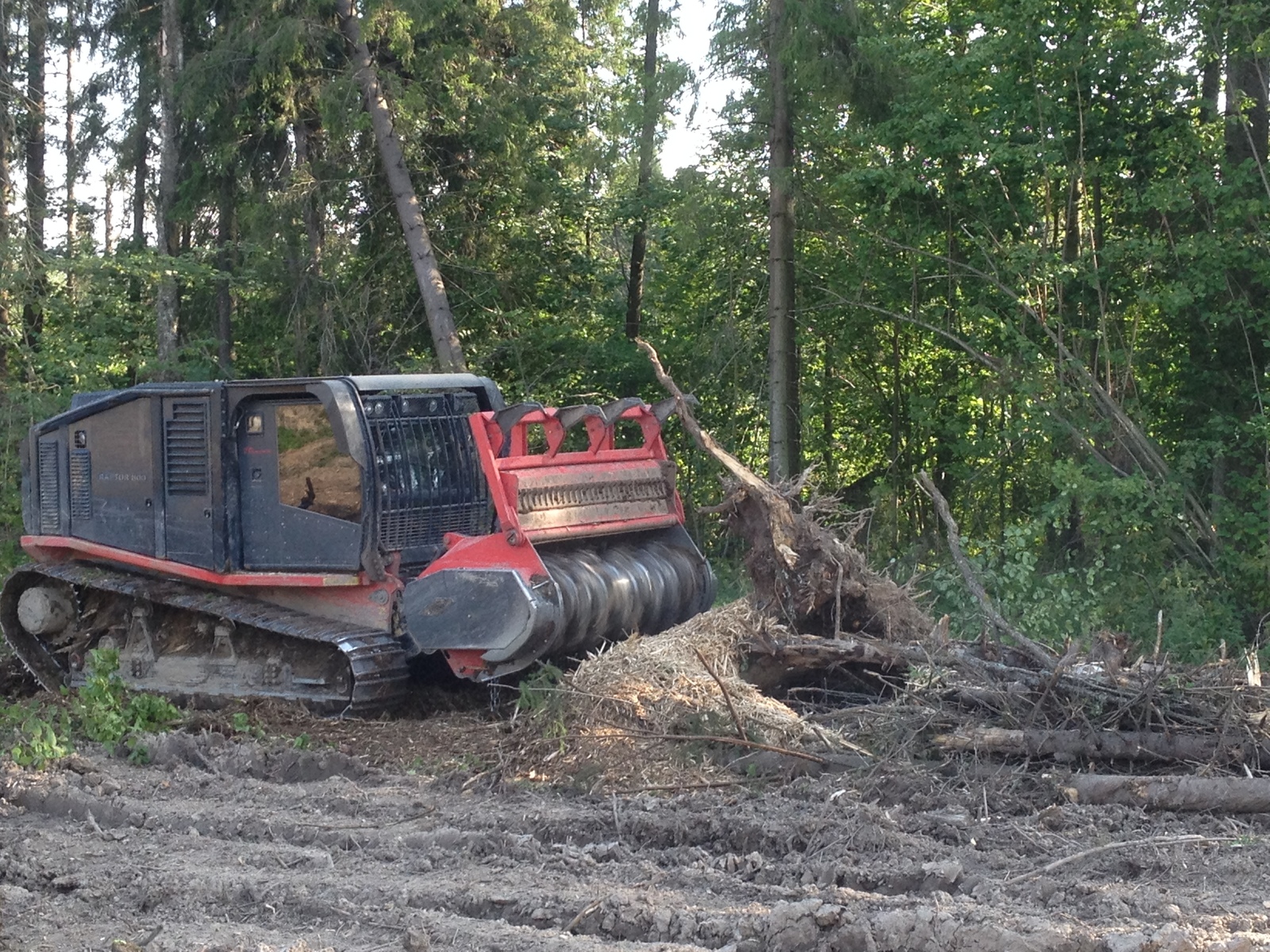 Make a 1:50 scale model of the AHWI Prinoth Raptor 800 mulcher - My, Stand modeling, , Models, Scale model, , Mulcher, , , Video