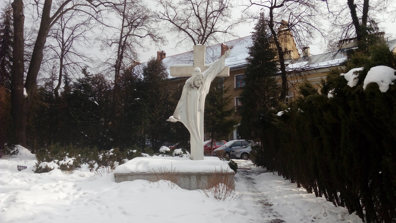 Zywiec last weekend - My, Poland, Winter, Duck, Jesus Christ, Longpost, The photo