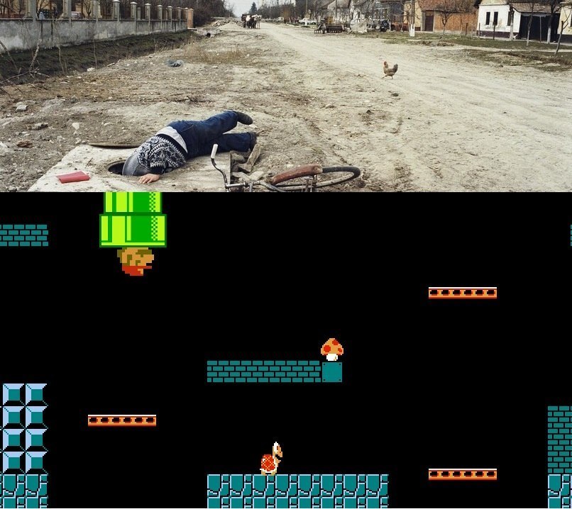 A typical plumber's day - Nes, Super mario