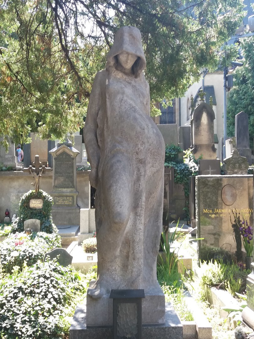 Cemetery at the Basilica of Saints Peter and Paul - My, Czech, Prague, Cemetery, , Travels, Longpost