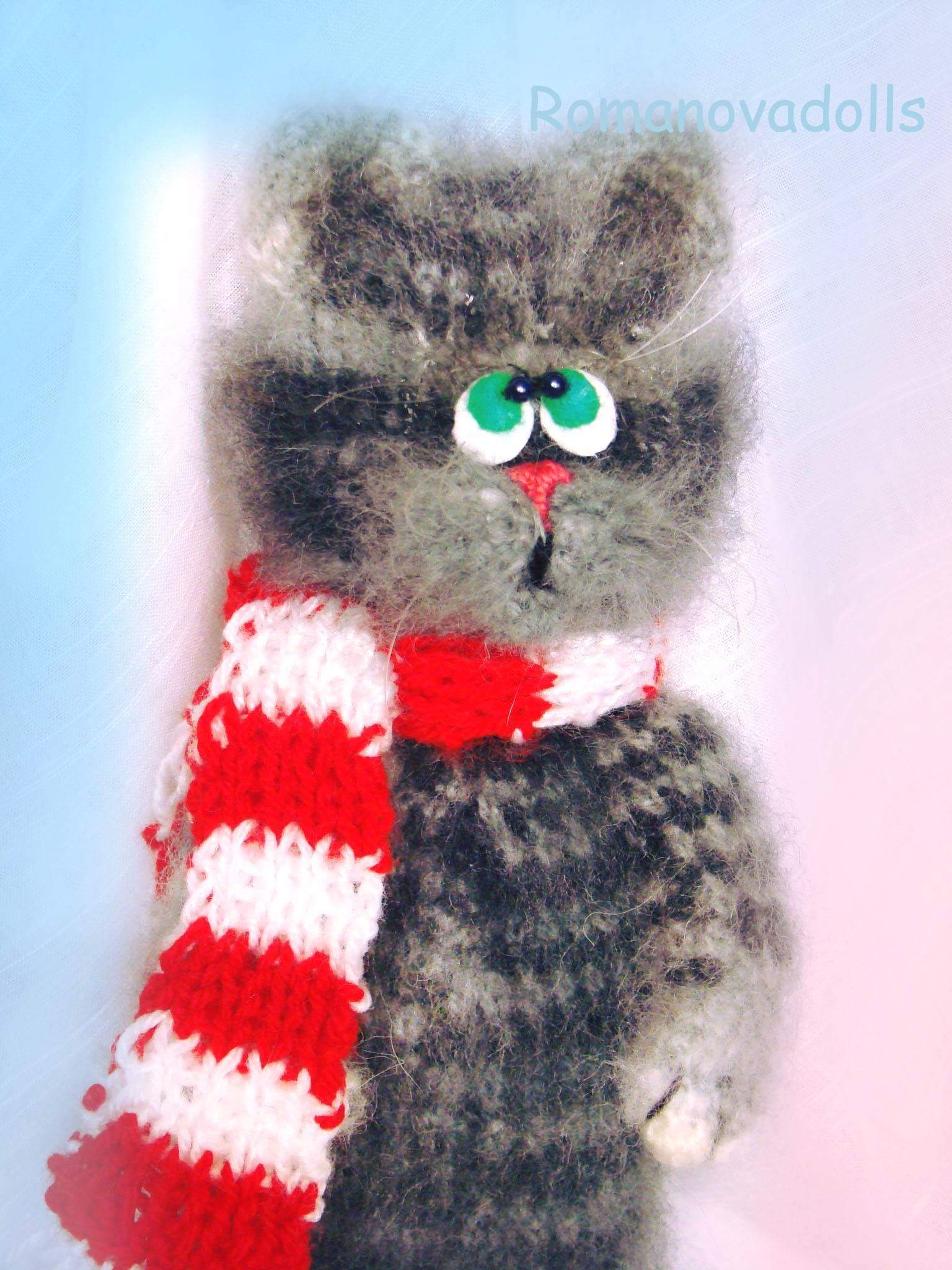 Matroskin. Cat from the cartoon Vacation in Prostokvashino. - , cat, Kit, Grey, Amigurumi, Longpost, Knitted toys, 