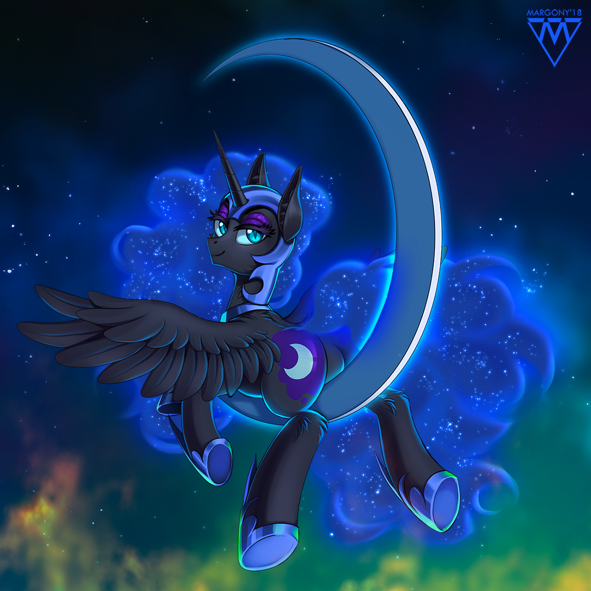 Nightmare butt - My little pony, PonyArt, Nightmare moon, MLP Edge